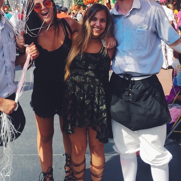 Free People Voile & Lace Trim Trapeze Slip Dress - Picture 2 of 3